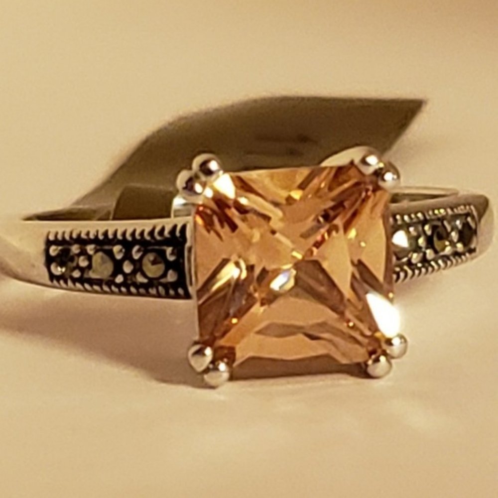 Rhodium Plated Ring